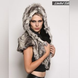 Spirithoods Silver Rabbit Shawl